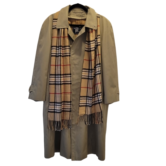Vintage Burberry Nova Coat With Detachable Wool Lining